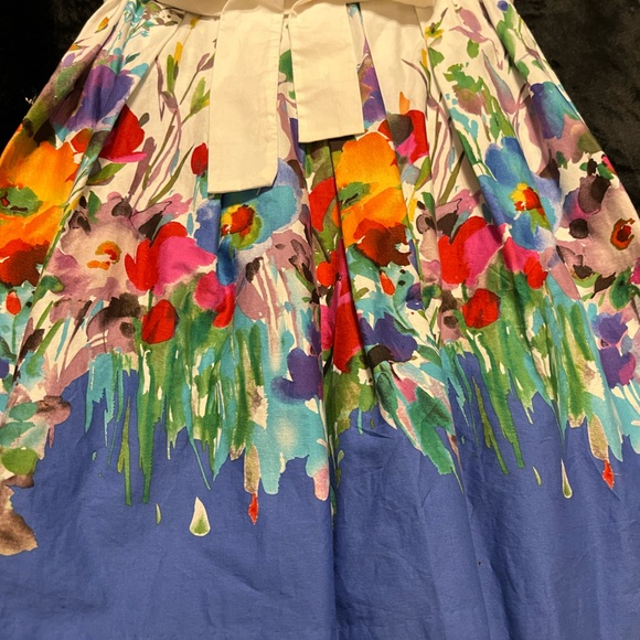 R&K Originals cotton floral dress size 10 - Picture 3 of 4